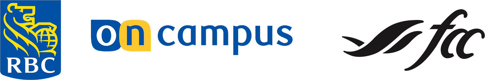 University of Guelph, RBC On Campus, Farm Credit Canada (FCC) logo